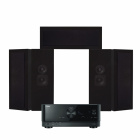 Yamaha RX-V4A & DLS Flatbox Slim Large Hemmabiopaket 5.0, mattsvart Yamaha RX-V4A & DLS Flatbox Slim Large Hemmabiopaket 5.0, mattsvart