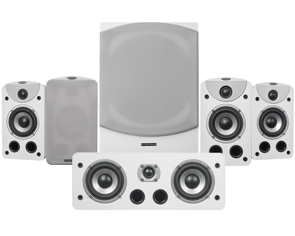 Dynavoice Magic S-4 EX v3 Högtalarpaket 5.1, vitt