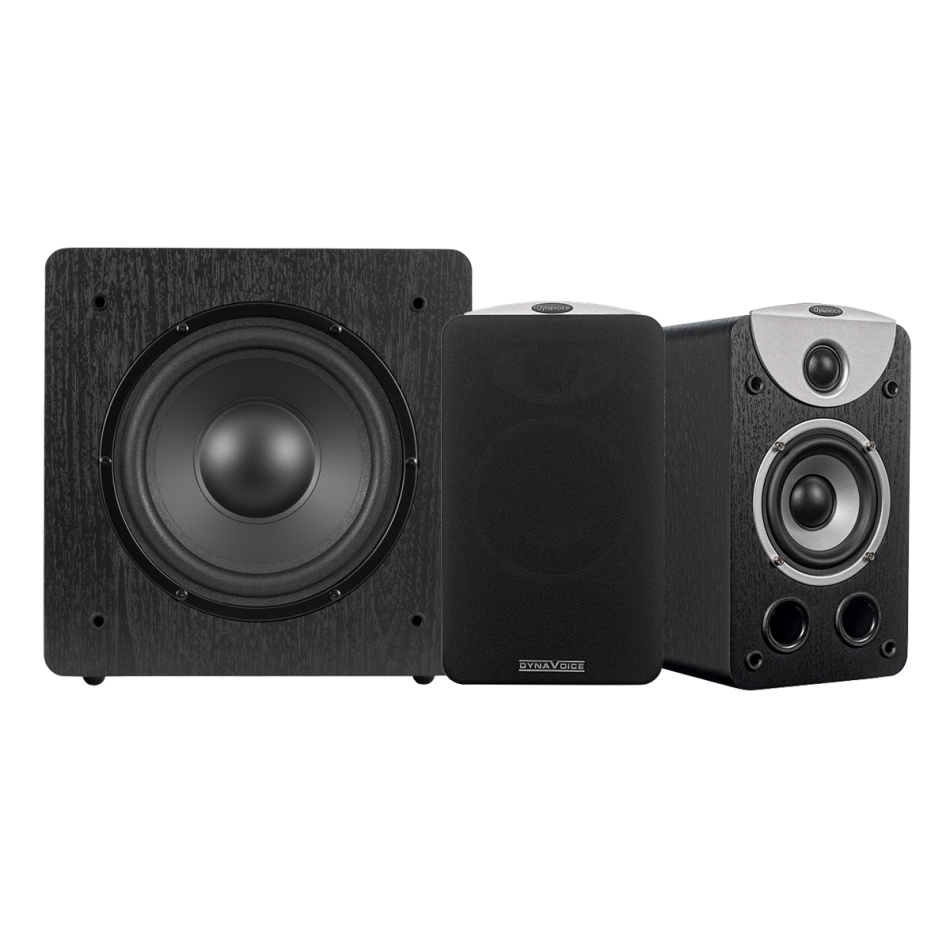Dynavoice Magic S-4 EX v.3 med Challenger Sub 8, högtalarpaket 2.1