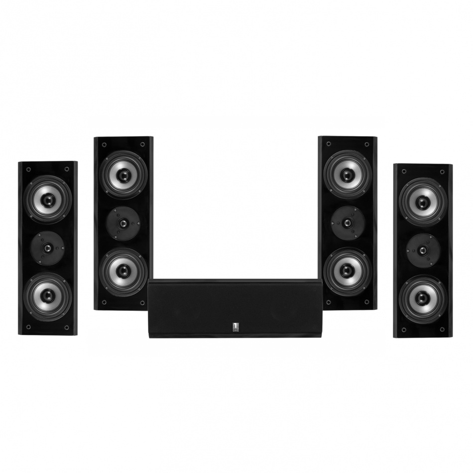 System One SC155B Högtalarpaket Hemmabio 5.0