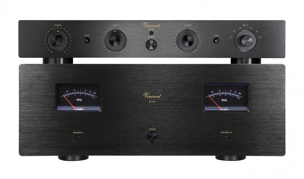 Vincent SA-32 & SP-332 Stereokombo, svart