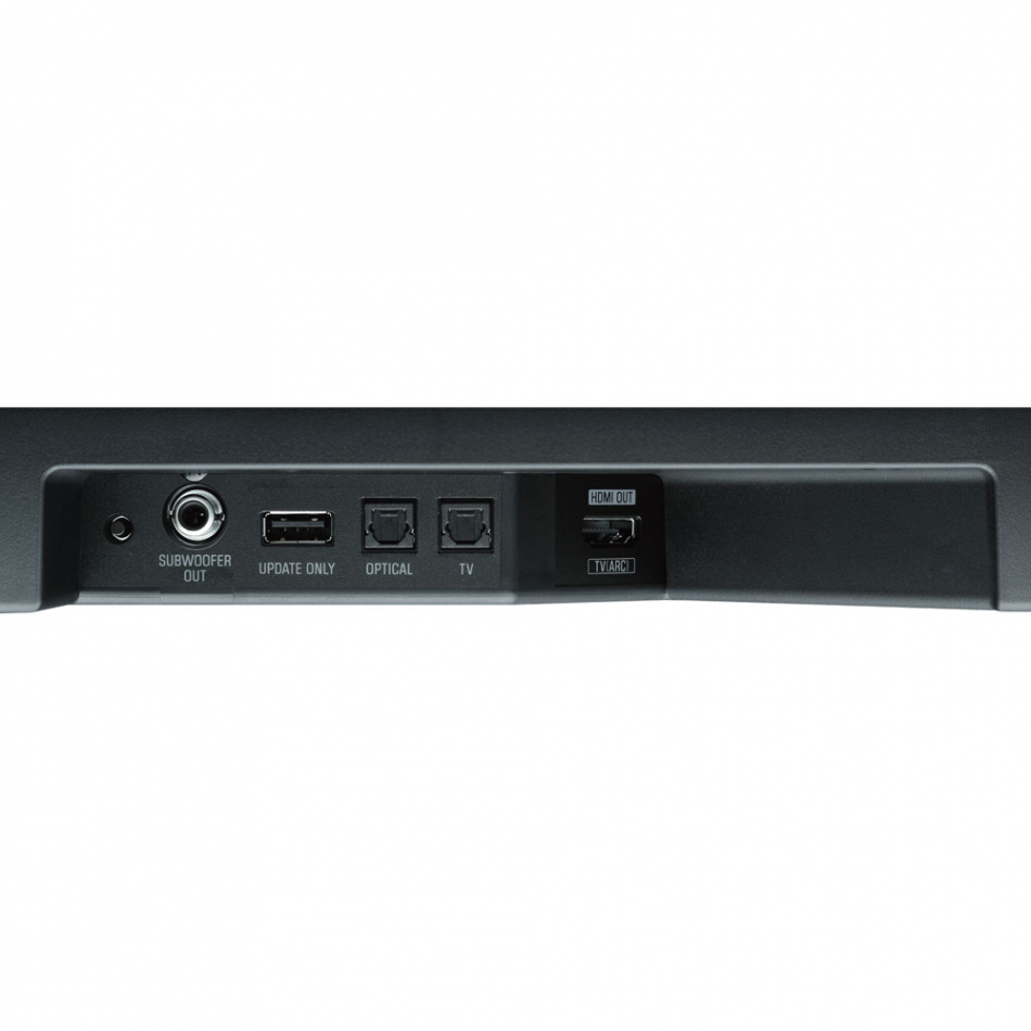 Yamaha SR-B20 & DLS Flatsub Midi Soundbarsystem 2.1 Svart
