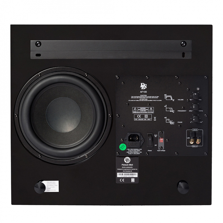 Yamaha SR-B20 & DLS Flatsub Midi Soundbarsystem 2.1 Svart