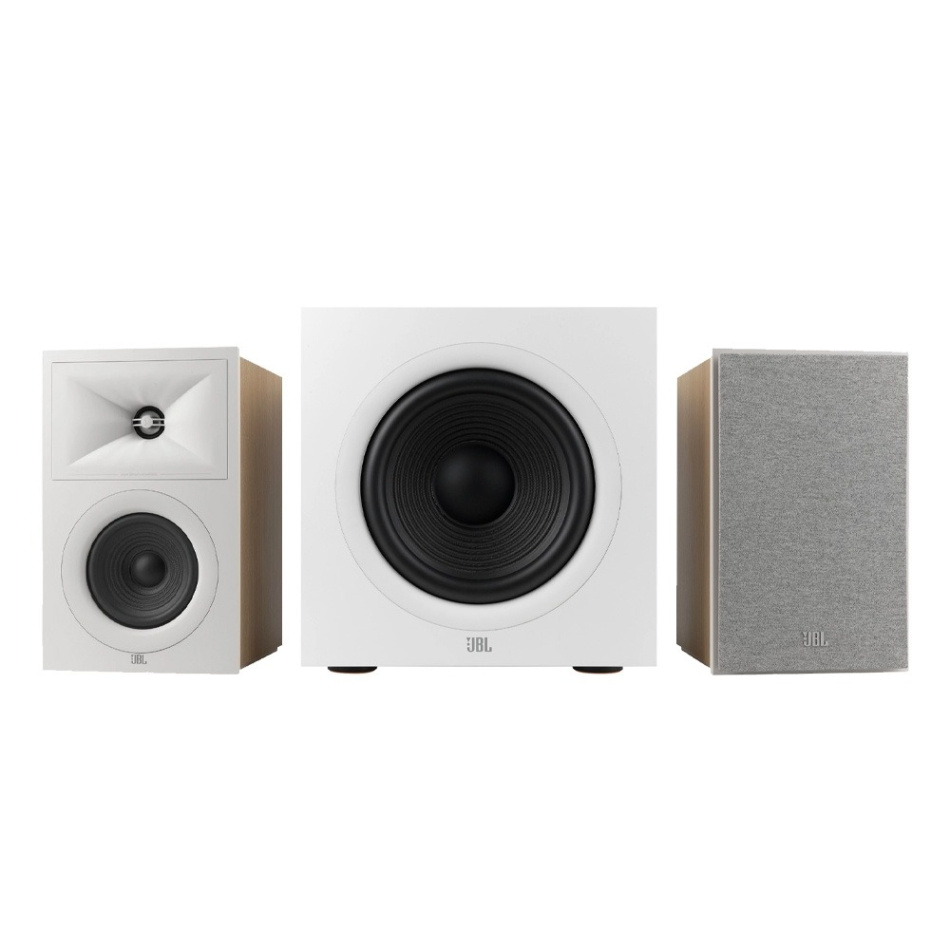 JBL Stage 240B med Stage 200P Högtalarpaket 2.1 Latte