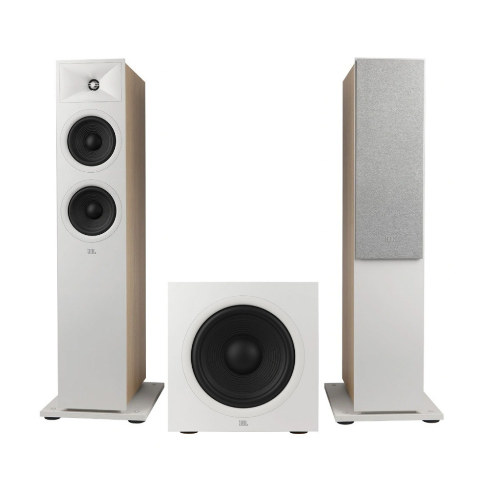JBL Stage 260F med Stage 220P Högtalarpaket 2.1 Latte