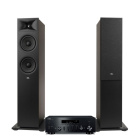Yamaha R-N600A & JBL Stage 260F Espresso Stereosystem med streaming Yamaha R-N600A & JBL Stage 260F Espresso Stereosystem med streaming