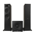 JBL Stage 280F med Stage 220P Högtalarpaket 2.1 Espresso JBL Stage 280F med Stage 220P Högtalarpaket 2.1 Espresso