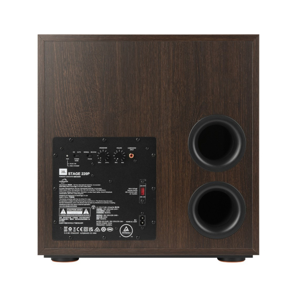 JBL Stage 280F Högtalarpaket Hemmabio 5.1 Espresso