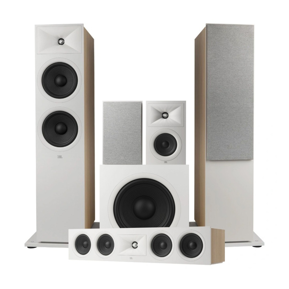 JBL Stage 280F Högtalarpaket Hemmabio 5.1 Latte