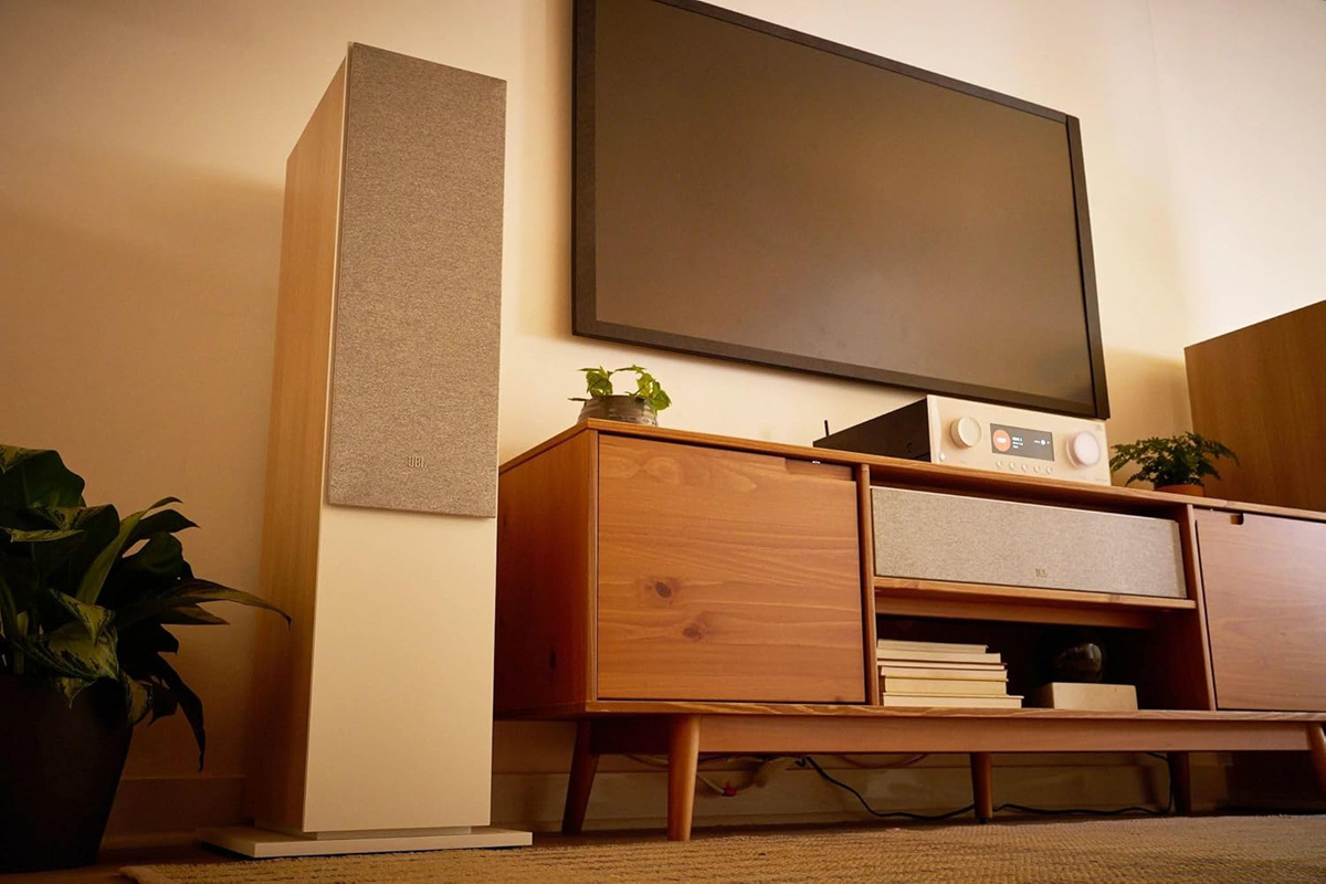 JBL Stage 280F Högtalarpaket Hemmabio 5.1 Latte