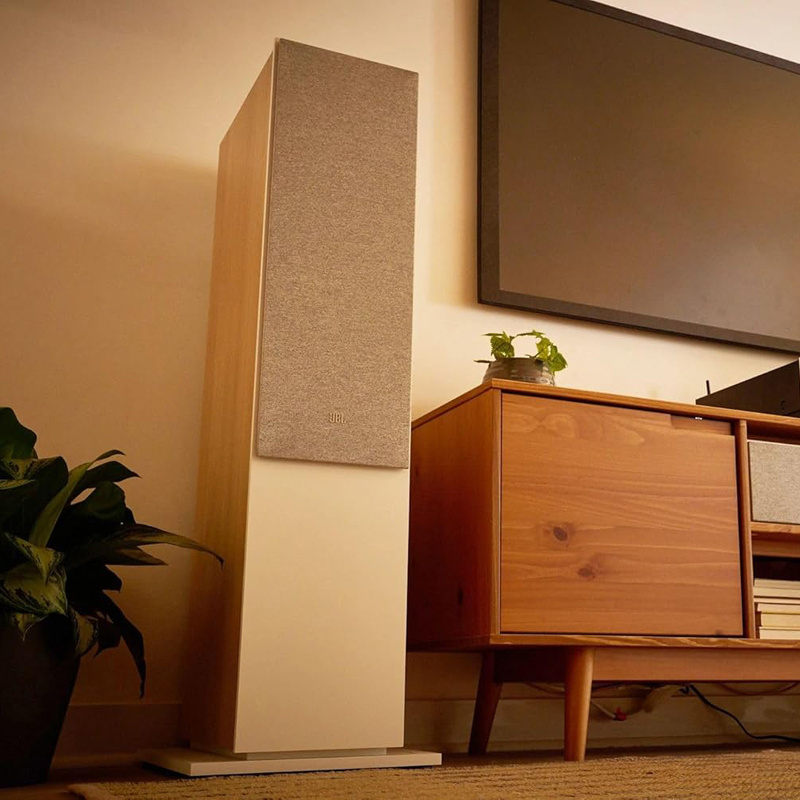 Yamaha R-N800A & JBL Stage 280F Latte Stereosystem med streaming