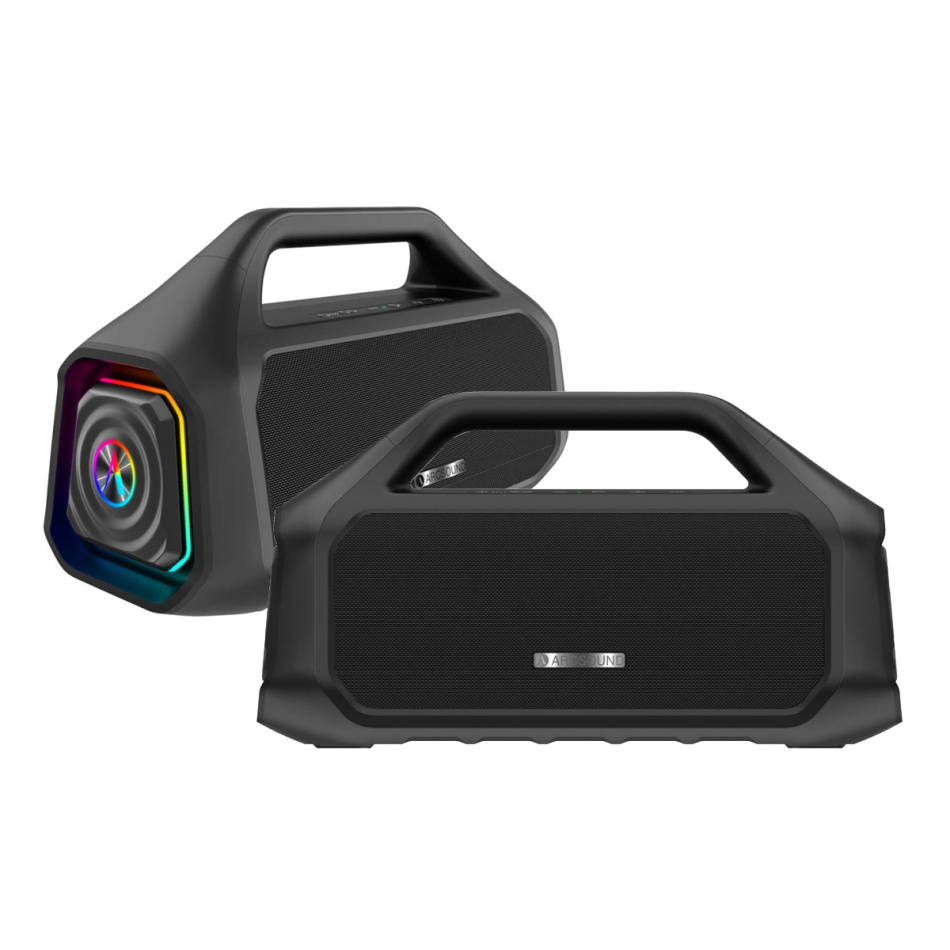 Arcsound Steam, bärbar partyhögtalare med Bluetooth 2-PACK