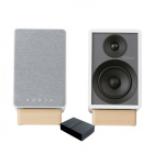 Onkyo GX-30ARC aktiva stereohögtalare, vitt par med Atonemo Streamplayer Onkyo GX-30ARC aktiva stereohögtalare, vitt par med Atonemo Streamplayer