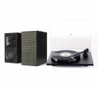 Klipsch The Fives Svarta & Rega Planar 1 Carbon Vinylspelarpaket Klipsch The Fives Svarta & Rega Planar 1 Carbon Vinylspelarpaket