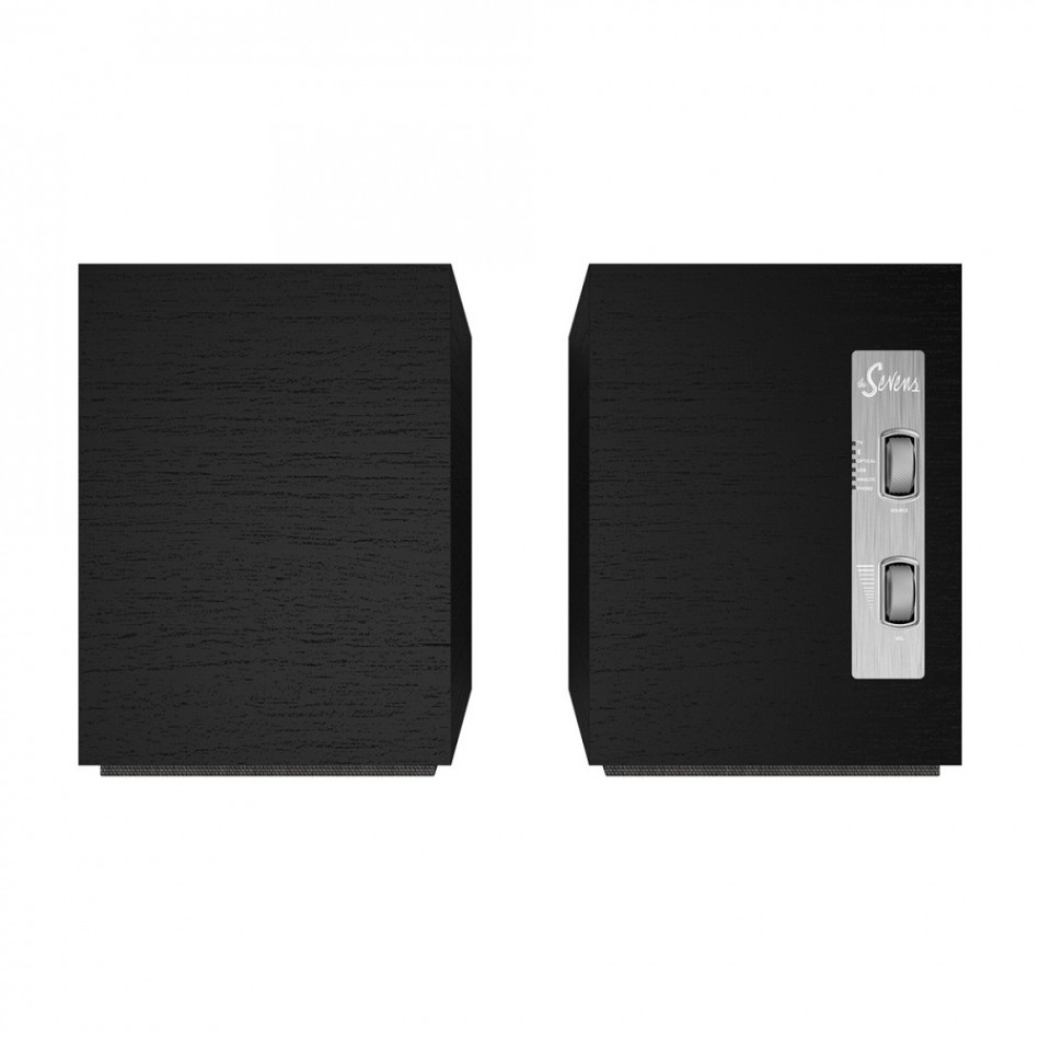 Klipsch The Sevens med SPL-120 Aktiva Stereohögtalare 2.1 Svart