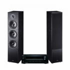 Onkyo TX-8220 & Magnat Monitor S70 Svarta Stereopaket Onkyo TX-8220 & Magnat Monitor S70 Svarta Stereopaket