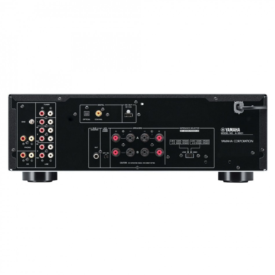 Yamaha A-S501 II & Indiana Line Utah 5 Svarta, Hifipaket