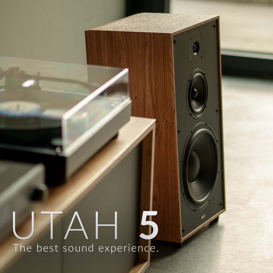 Yamaha A-S501 II & Indiana Line Utah 5 Valnöt, Hifipaket
