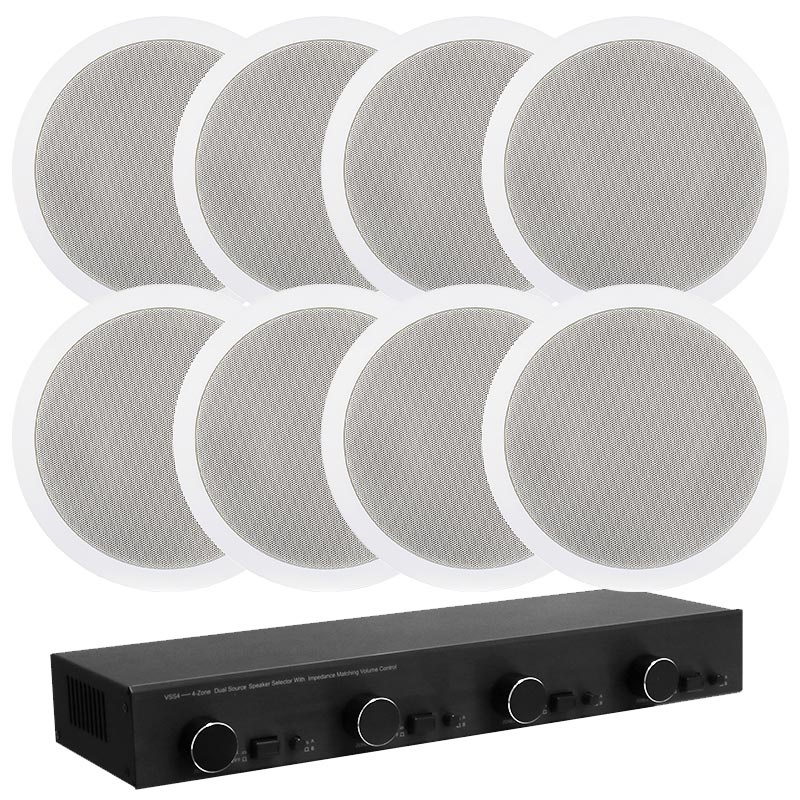 System One VSS4-högtalarväxel & System One IC620, 4 par