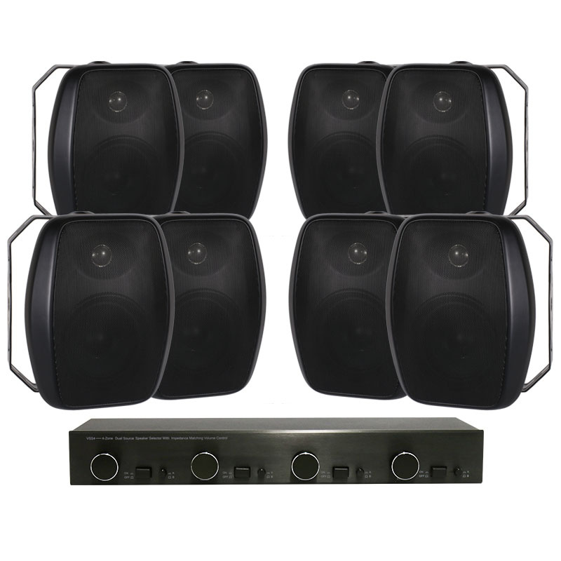 System One VSS4-högtalarväxel & System One OD570, 4 par
