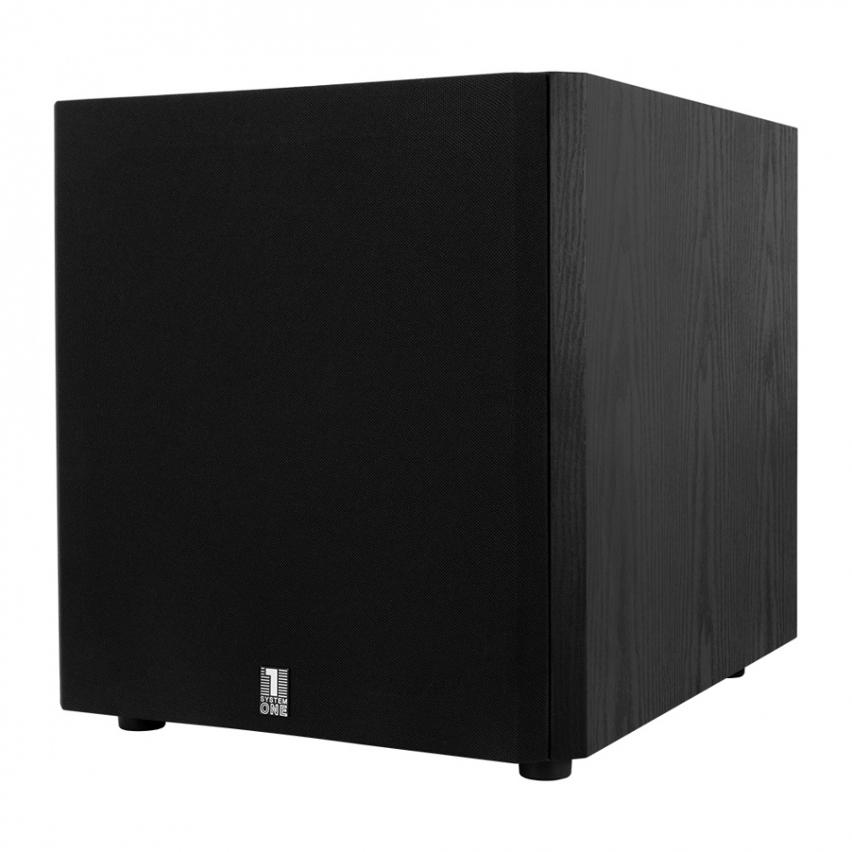 System One W120 aktiv subwoofer, svart 2-pack