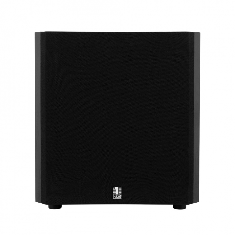 System One W120 aktiv subwoofer med Proson Arctic subkabel, svart