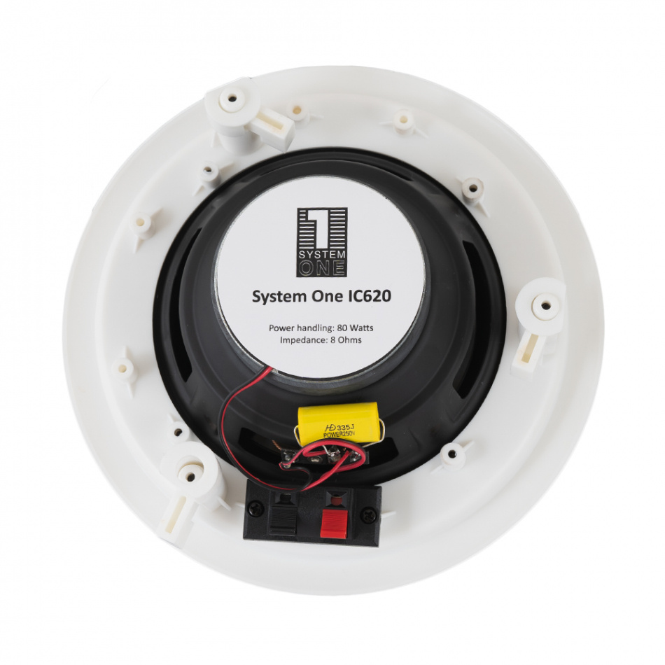 Dayton Audio WB40A & System One IC620 Inbyggnadshögtalare, 2-PACK