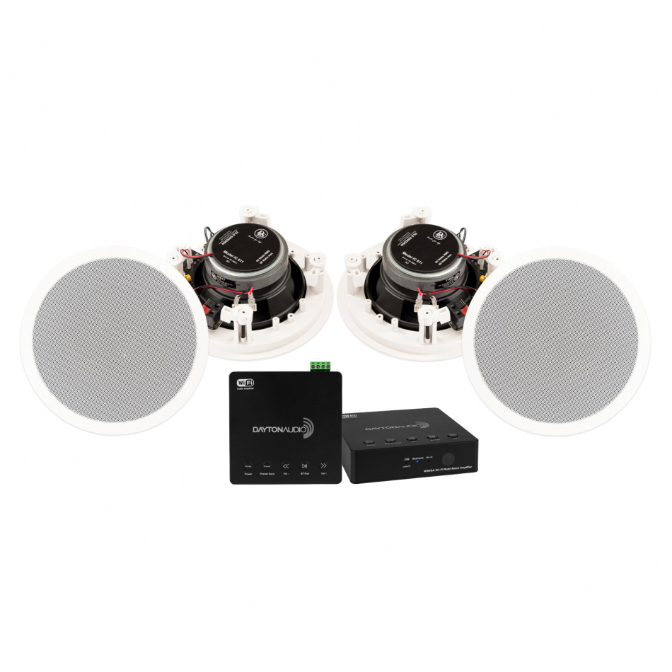 Dayton Audio WB40A & DLS IC611 Inbyggnadshögtalare, 2-PACK