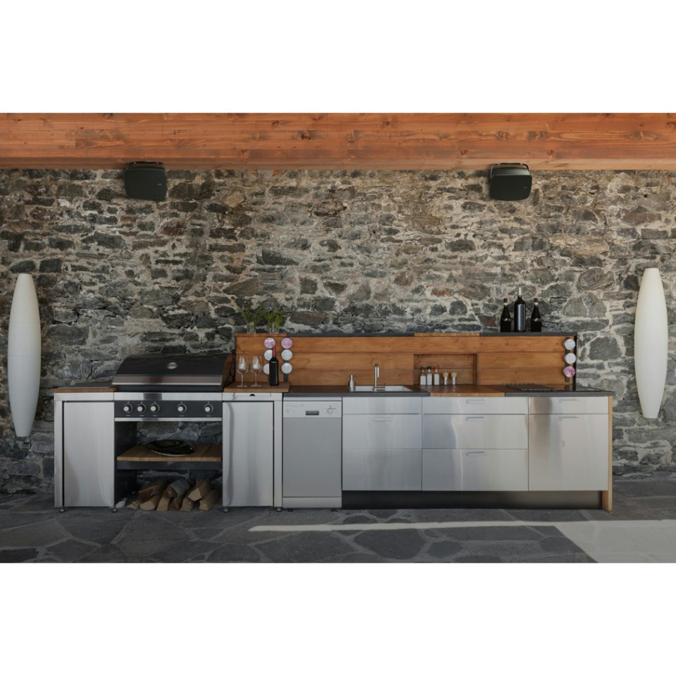 Wiim Amp  & Klipsch RSM-525 Svarta Utomhushögtalare Stereopaket