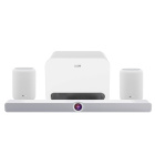 WiiM Bar med Sub Pro & Sound Lite hemmabiopaket 5.1.2 med Dolby Atmos, vitt WiiM Bar med Sub Pro & Sound Lite hemmabiopaket 5.1.2 med Dolby Atmos, vitt