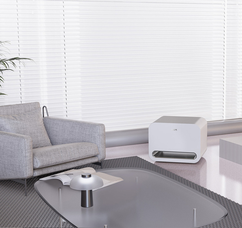 WiiM Sound streaminghögtalare vitt 2-pack med WiM Sub Pro