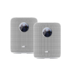 WiiM Sound streaminghögtalare med Touchdisplay, vit 2-PACK WiiM Sound streaminghögtalare med Touchdisplay, vit 2-PACK