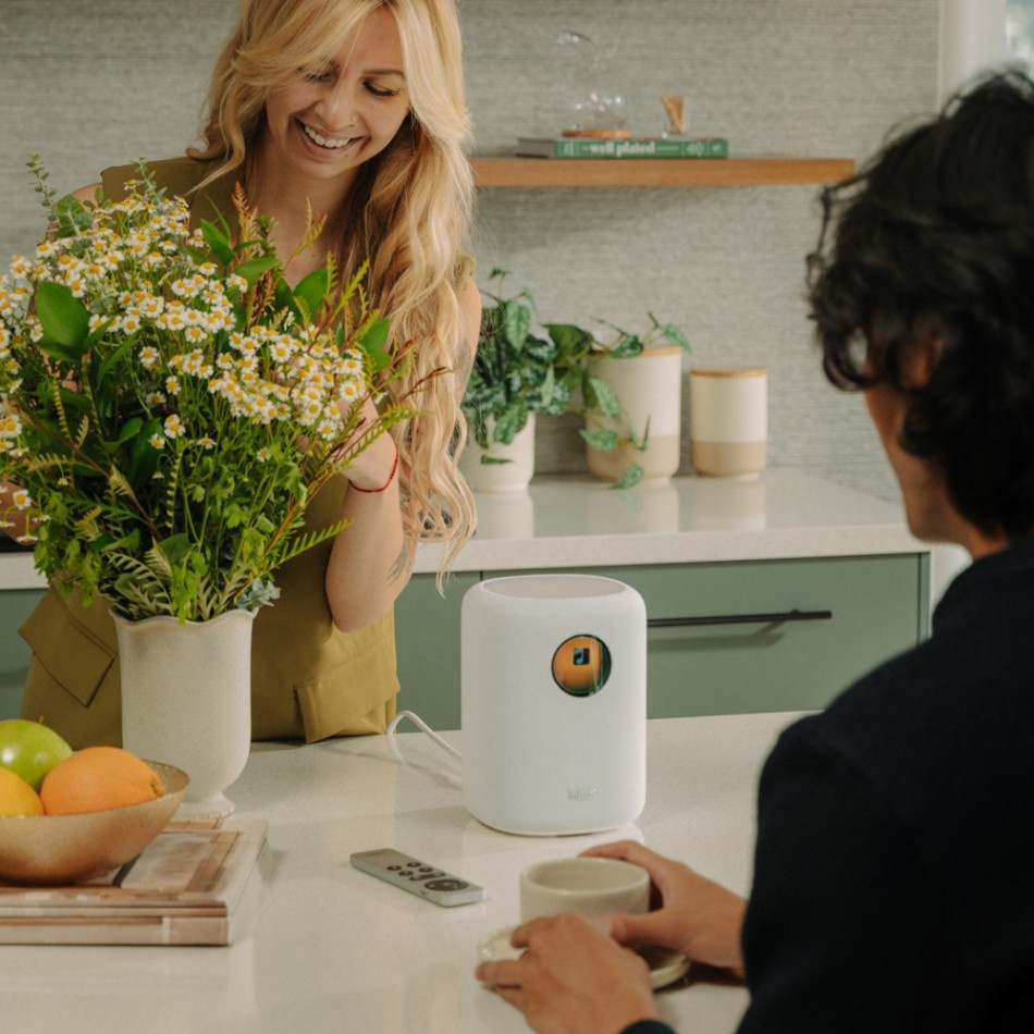 WiiM Sound streaminghögtalare med Touchdisplay, vit 2-PACK