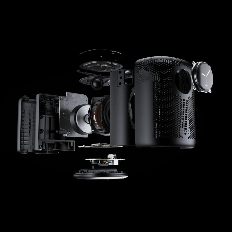 WiiM Sound streaminghögtalare med Touchdisplay, vit 2-PACK