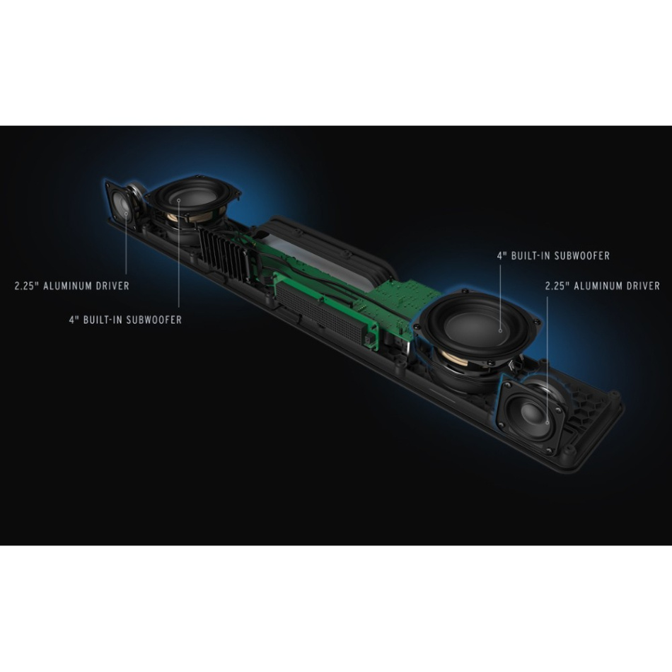 Klipsch Flexus Core 100 Soundbar Hemmabiopaket 2.1 Svart