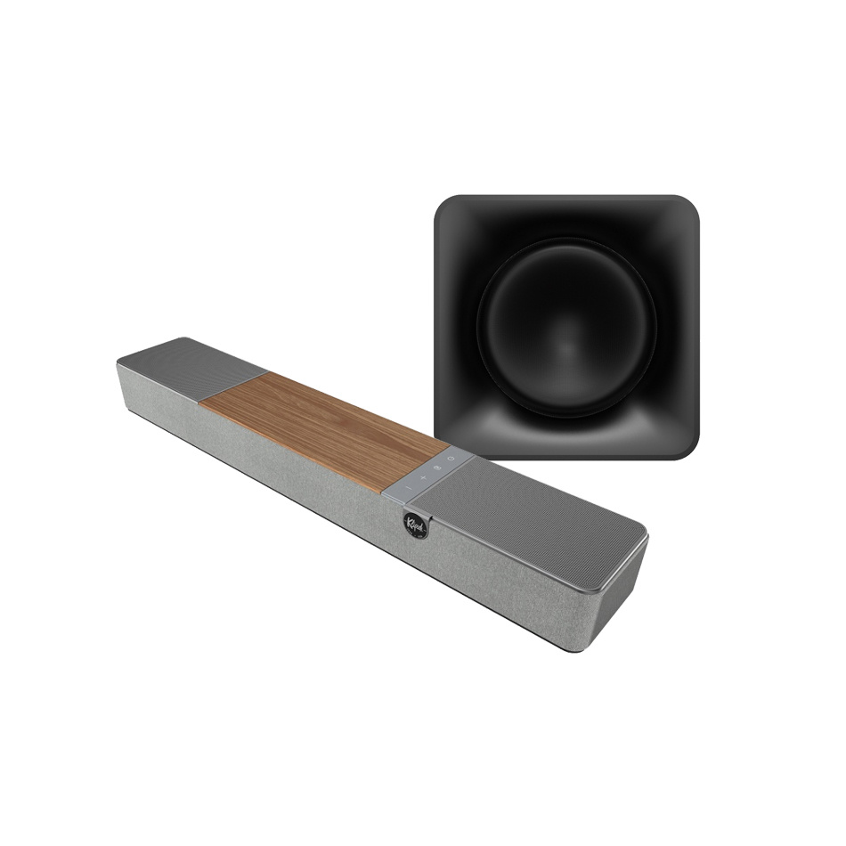 Klipsch Flexus Core 100 Soundbar Hemmabiopaket 2.1 Valnöt