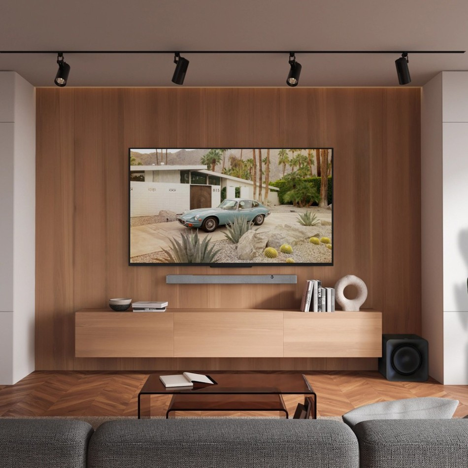 Klipsch Flexus Core 200 Soundbar Hemmabiopaket 3.1 Valnöt