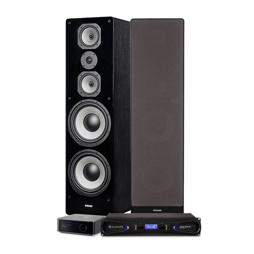 Crown XLS-1002 med Wiim Ultra & Dynavoice Challenger M-105EX v4 Stereopaket