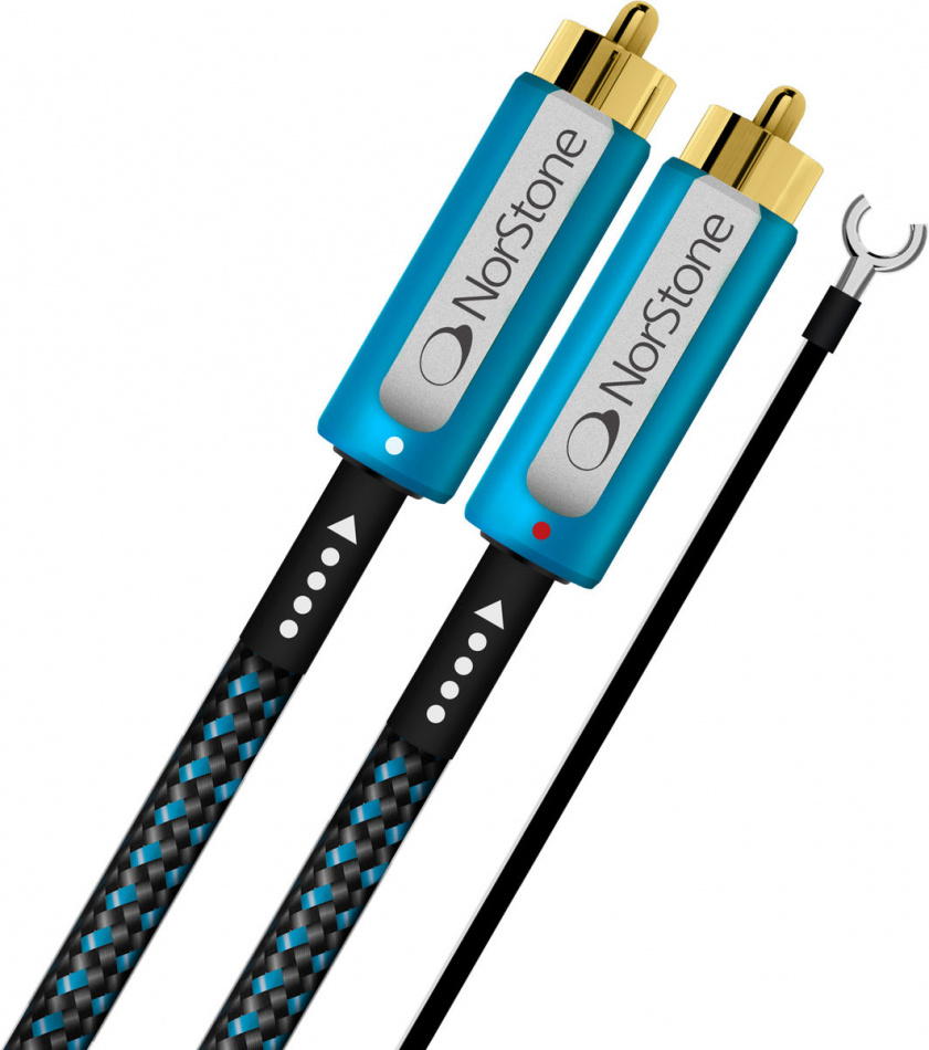 Norstone Skye RCA ljudkabel för vinylspelare