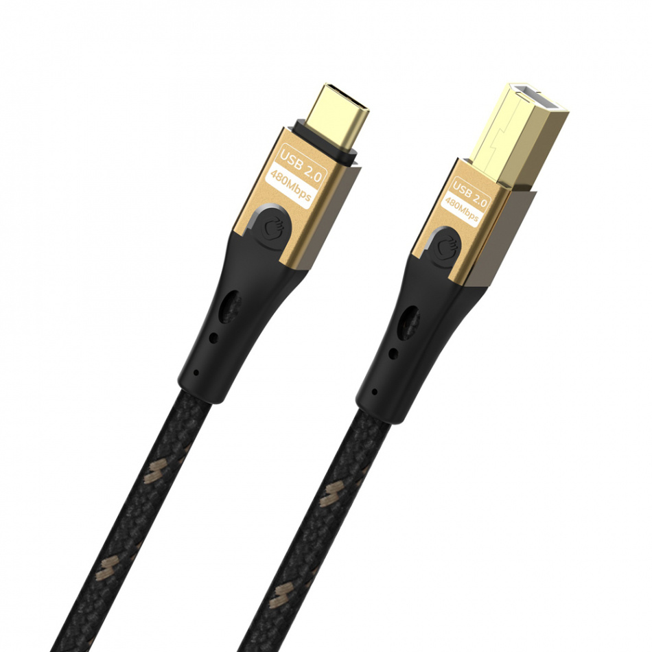 Oehlbach USB Primus C-B, USB-kabel med OCC-kopparledare
