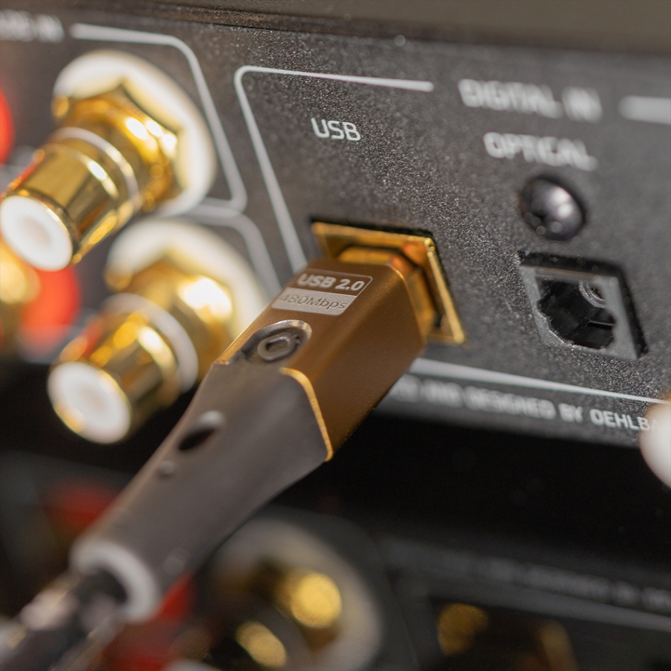 Oehlbach USB Primus C-B, USB-kabel med OCC-kopparledare