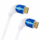Oehlbach Shape Magic UHD90 HDMI-kabel med vinklade kontakter, vit Oehlbach Shape Magic UHD90 HDMI-kabel med vinklade kontakter, vit